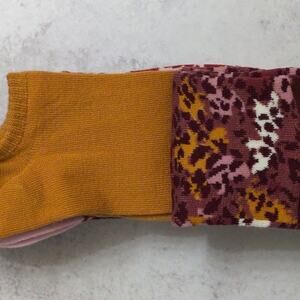 NWT Summer & Rose Multicolored Ankle Heel Socks 5 Pairs Size 8 10